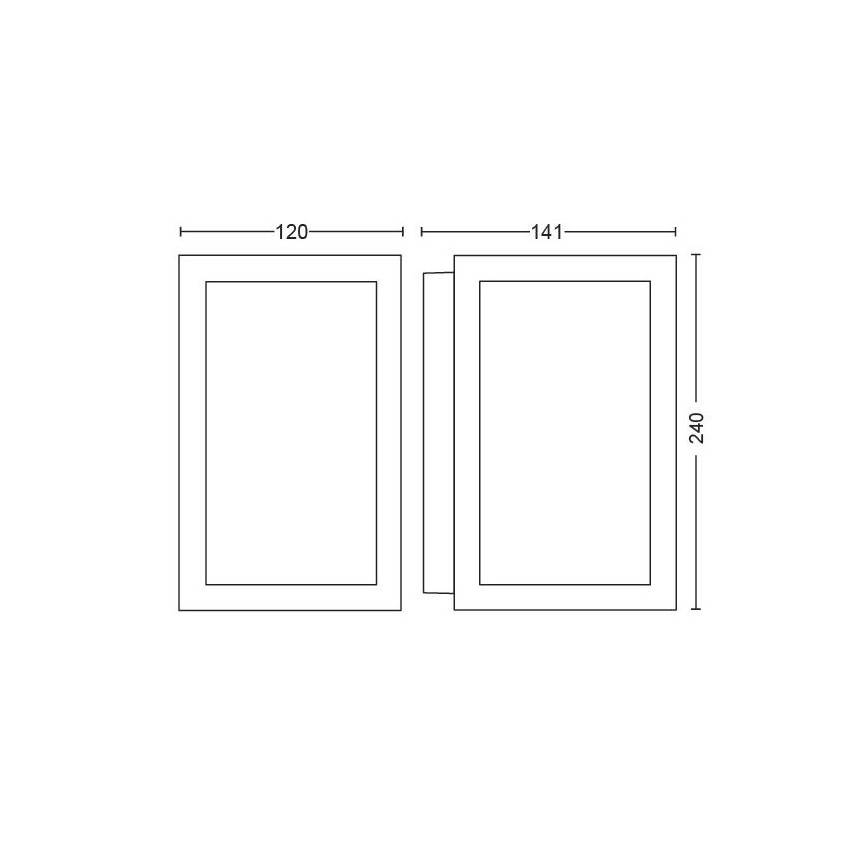 Philips - LED RGBW Dimbar vägglampa utomhus Hue IMPRESS 2xLED/8W/24V 2000-6500K IP44