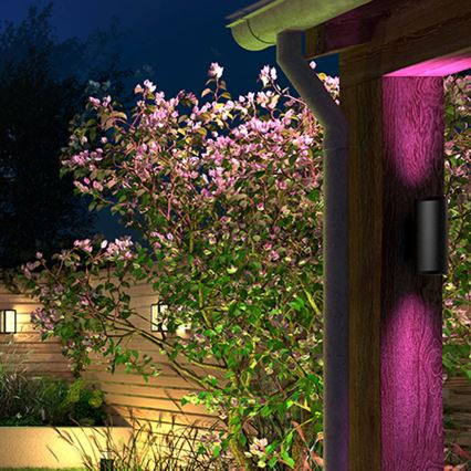 Philips - LED RGBW Dimbar vägglampa utomhus Hue APPEAR 2xLED/8W/230V IP44