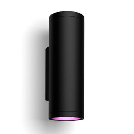 Philips - LED RGBW Dimbar vägglampa utomhus Hue APPEAR 2xLED/8W/230V IP44