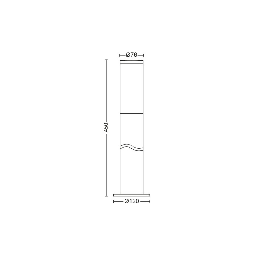 Philips - Utomhusbelysning  1xE27/20W/230V IP44 45 cm