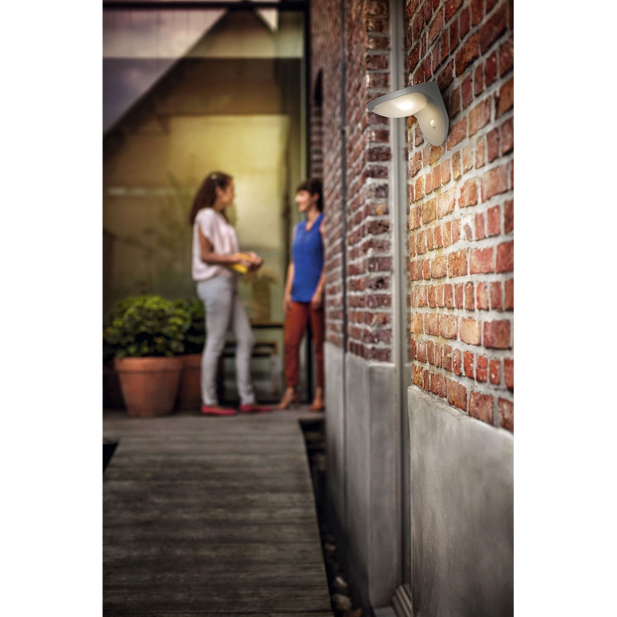 Philips 17808/87/16 - LED sollampa med sensor MYGARDEN Skymning 1xLED/1W/3.7V