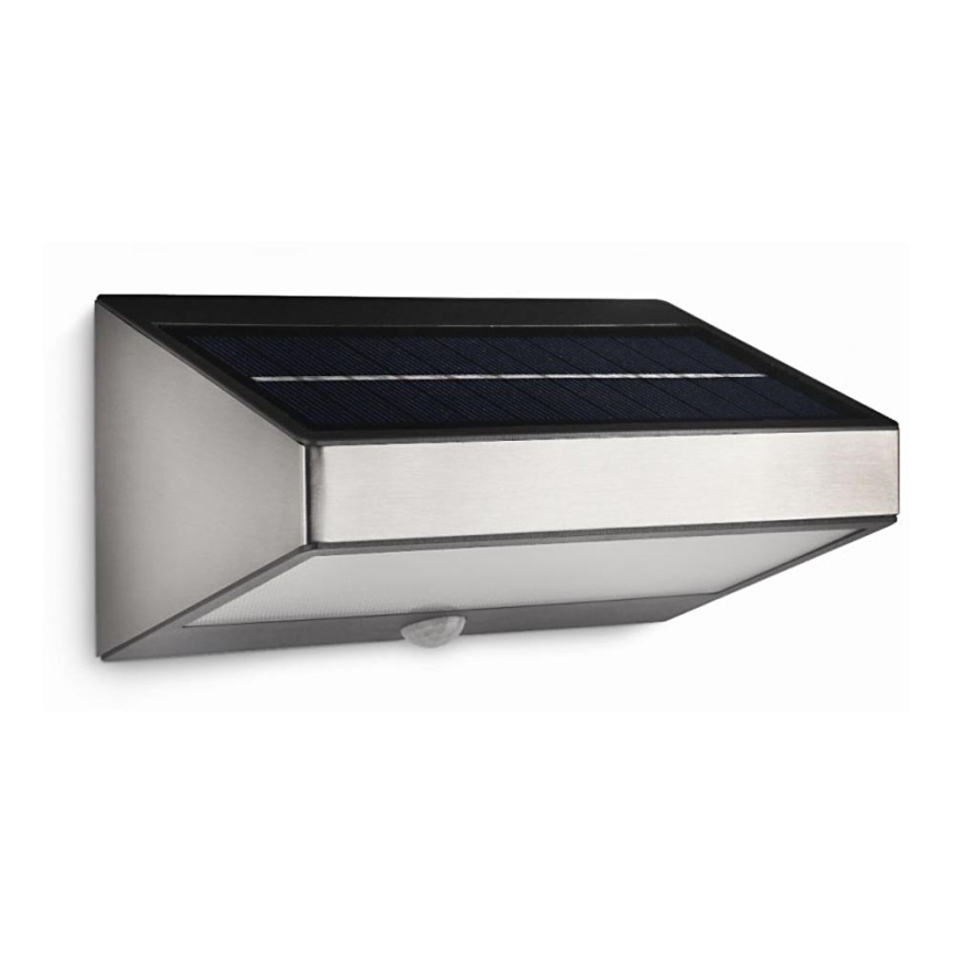 Philips 17811/47/16 - Sollampa LED belysning med sensor MYGARDEN Grön Hem LED/15W