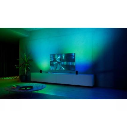Philips - Set om 2 dimbara RGBW LED-projektorlampor Hue PLAY Wall Washer LED/20W/230V 2000–6500K svart