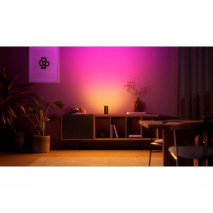 Philips - Set om 2 dimbara RGBW LED-projektorlampor Hue PLAY Wall Washer LED/20W/230V 2000–6500K svart