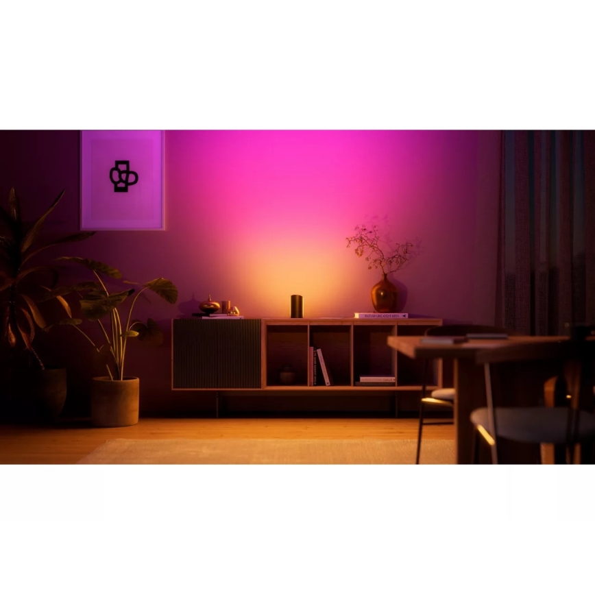 Philips - Set om 2 dimbara RGBW LED-projektorlampor Hue PLAY Wall Washer LED/20W/230V 2000–6500K svart