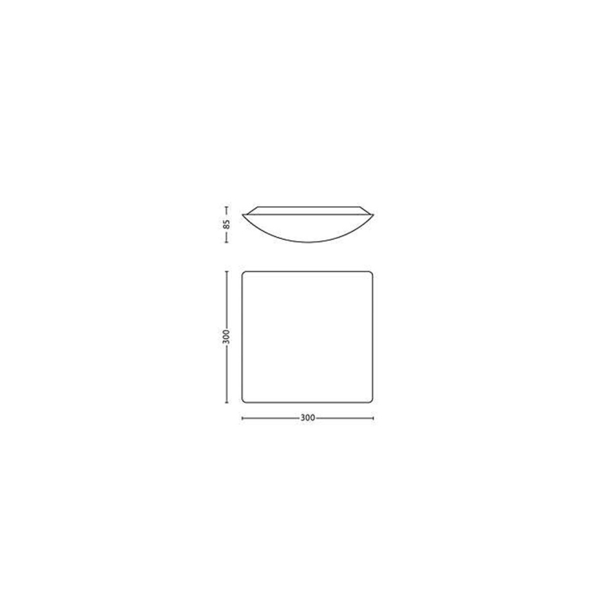Philips 31240/67/16 - LED Takbelysning MYLIVING MEZEN 1xLED/17W/230V