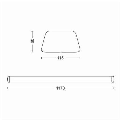 Philips 31245/31/P3 - LED köksbelysning bänk SOFTLINE LED/50W/230V 4000K