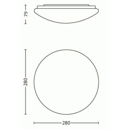 Philips 31801/31/EO - LED Takbelysning MYLIVING SUEDE LED/9,6W/230V