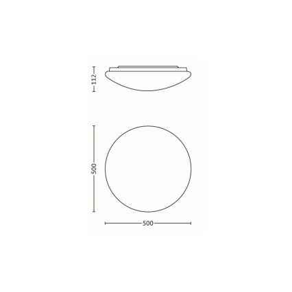 Philips 31803/31/EO - LED Takbelysning MYLIVING SUEDE LED/36W/230V