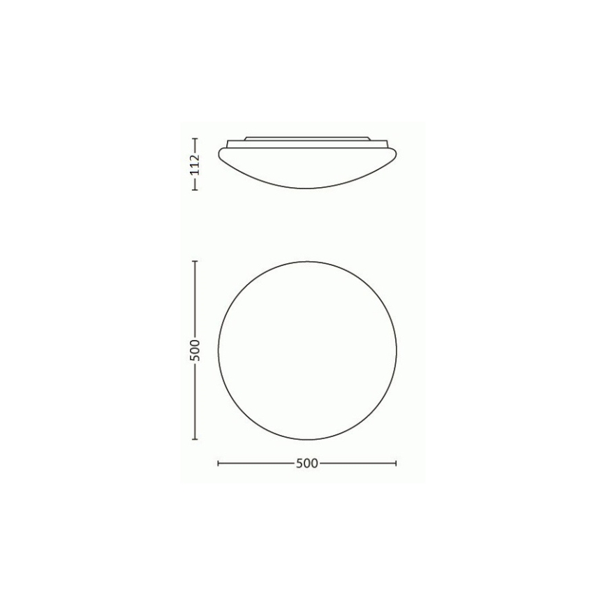 Philips 31803/31/EO - LED Takbelysning MYLIVING SUEDE LED/36W/230V