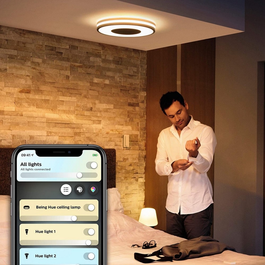 Philips 32610/30/P6 - Dimbar LED-lampa Hue BEING  LED/27W/230V + Fjärrstyrd