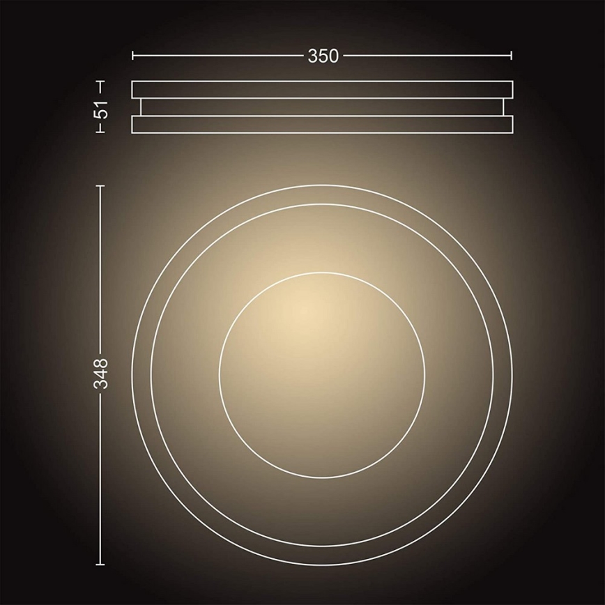 Philips 32610/31/P6 - LED Dimbar belysning Hue BEING  LED/27W/230V + Fjärrkontroll