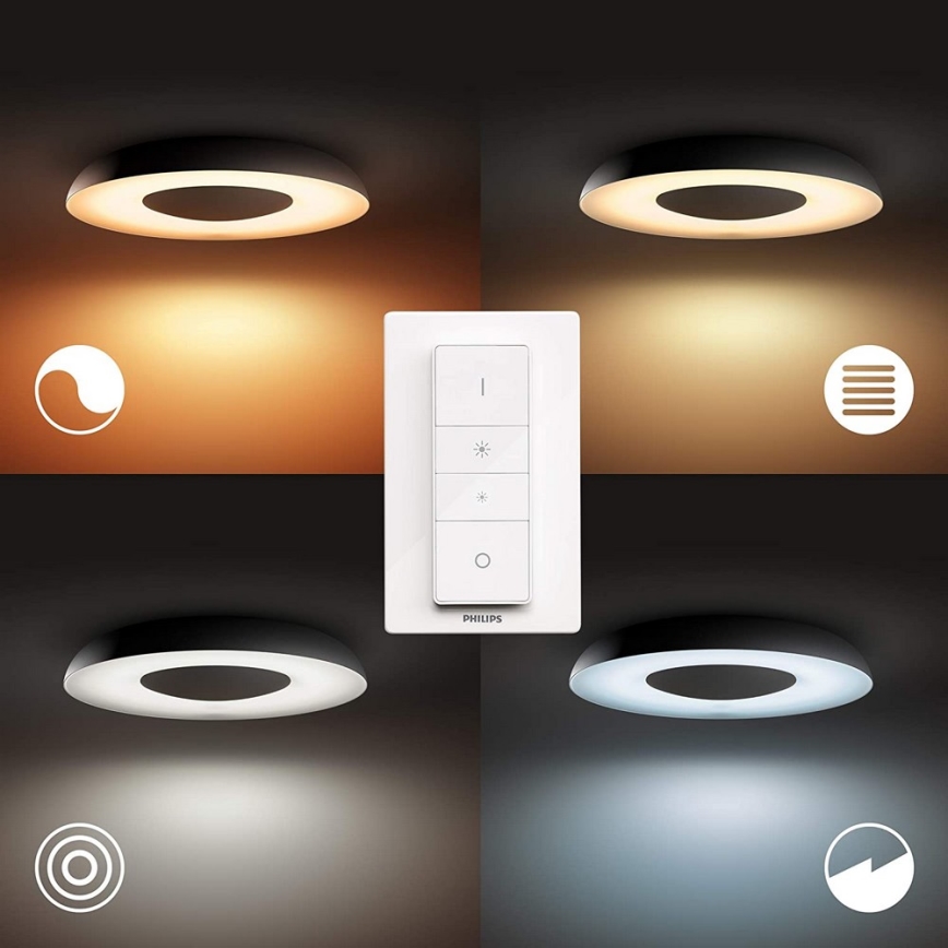 Philips - LED Dimbar belysning Hue STILL LED/27W/230V + Fjärrkontroll