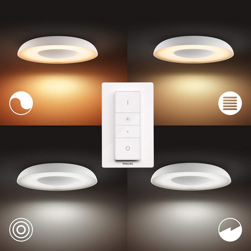 Philips 32613/31/P6 - LED Dimbar belysning Hue STILL LED/27W/230V + Fjärrkontroll