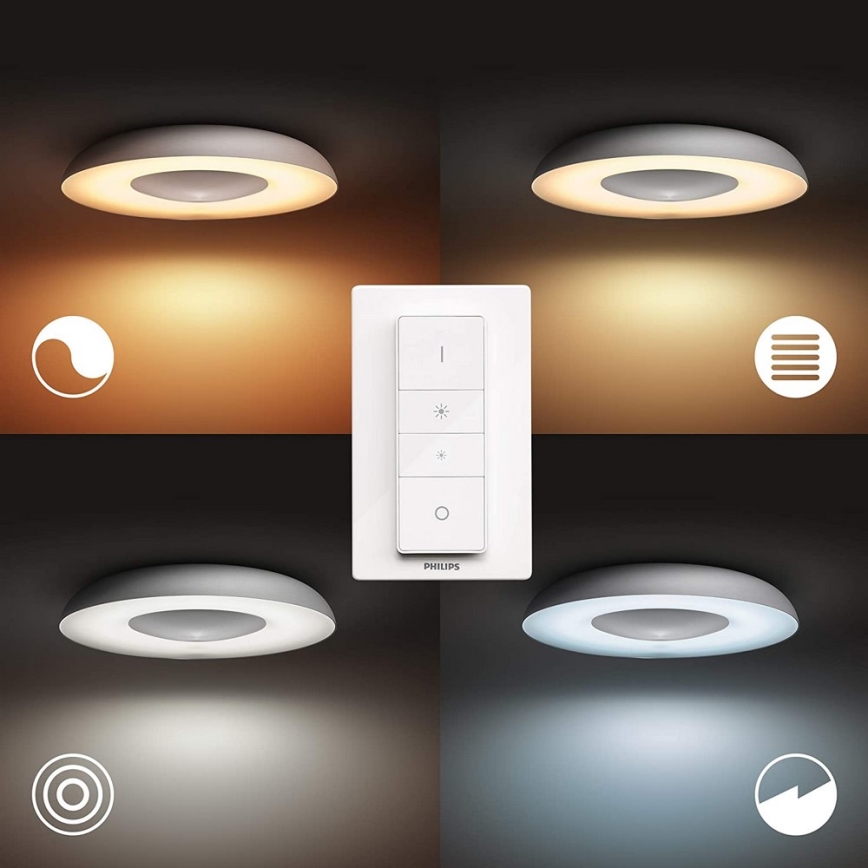 Philips 32613/48/P6 - LED Dimbar belysning Hue STILL LED/27W/230V + Fjärrkontroll