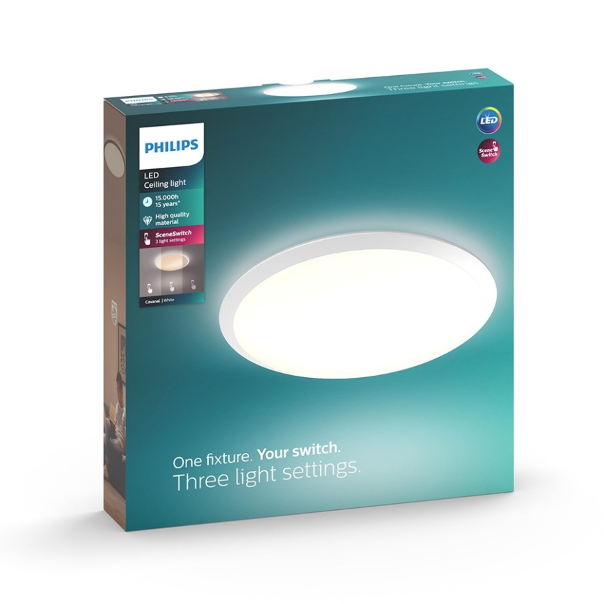 Philips 32809/31/P3 - LED Dimbar Takbelysning CANAVAL LED/18W/230V