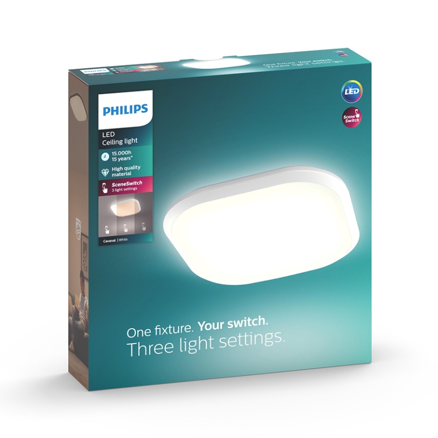 Philips 32810/31/P0 - LED Dimbar Takbelysning CANAVAL LED/18W/230V