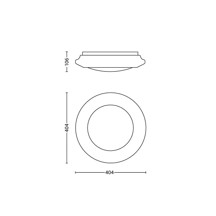 Philips - LED taklampa LED/22W/230V 2700K
