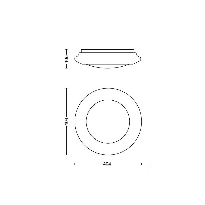 Philips - LED taklampa LED/22W/230V 4000K