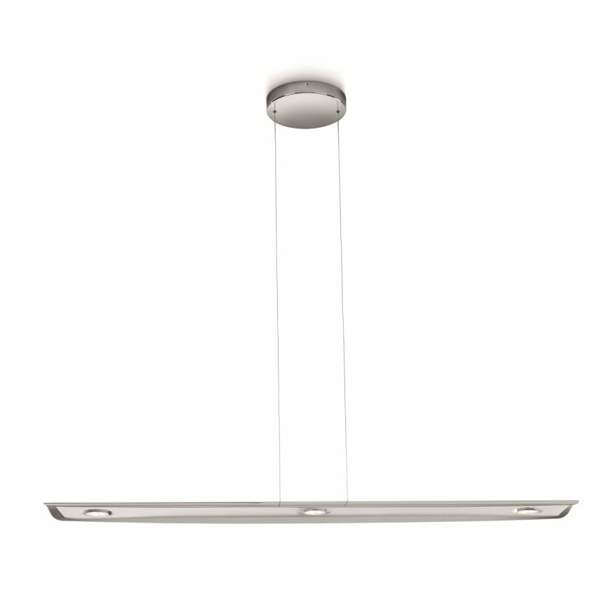 Philips 37865/11/16 - LED ljusreglerad ljuskrona på textilsladd LEDINO AVANCE 3xLED/6W/230V
