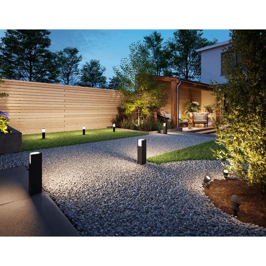 Philips - SET OM 3x LED Utomhus spotlampa LED/6W/230V 2700K IP44