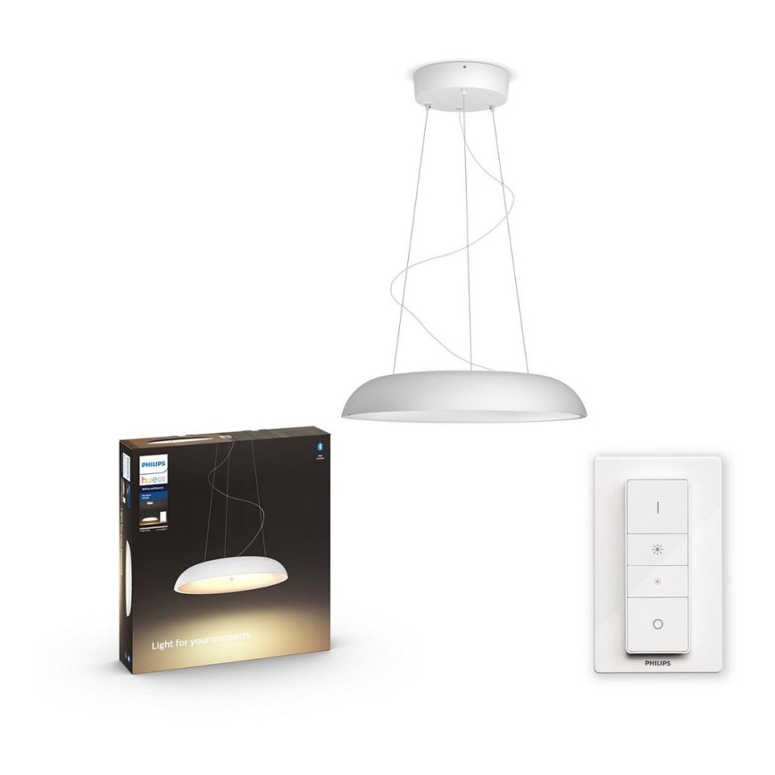 Philips 40233/31/P6 - Dimbar LED-lampakrona med snöre Hue AMAZE LED/39W/230V + Fjärrkontroll 