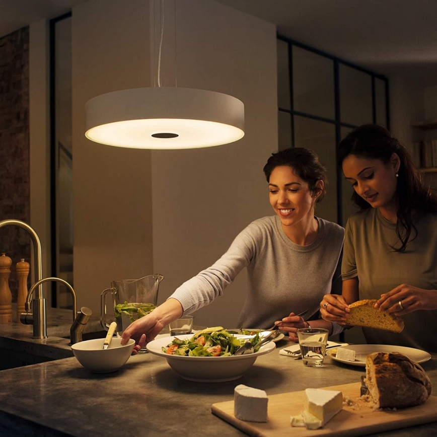 Philips - LED ljusreglerad ljuskrona på textilsladd FAIR LED/33,5W/230V 2200-6500K + fjärrkontroll