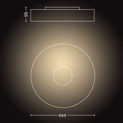 Philips 40340/31/P6 - LED Dimbar belysning Hue FAIR LED/33,5W/230V + Fjärrkontroll
