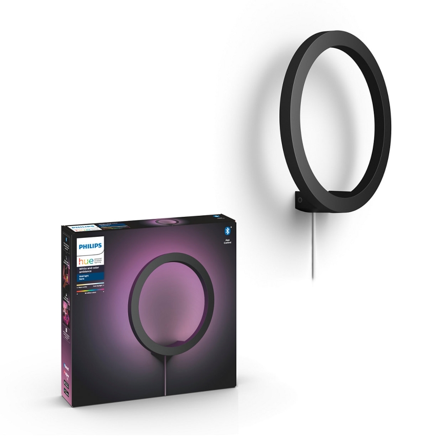 Philips - LED RGBW Ljusreglerad vägglampa Hue SANA White och Color Ambiance LED/20W/230V