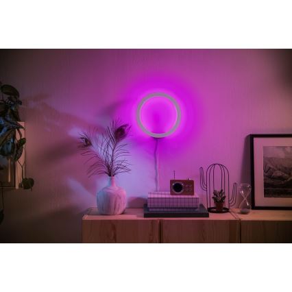 Philips - LED RGBW Ljusreglerad vägglampa Hue SANA White och Color Ambiance LED/20W/230V