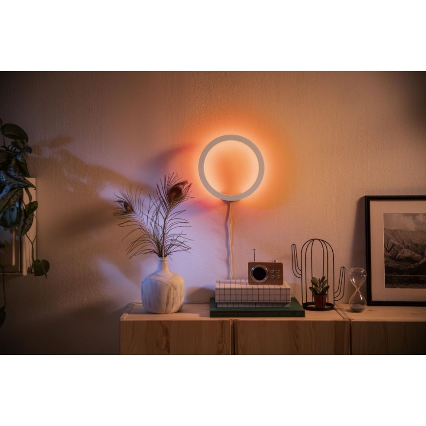 Philips - LED RGBW Ljusreglerad vägglampa Hue SANA White och Color Ambiance LED/20W/230V