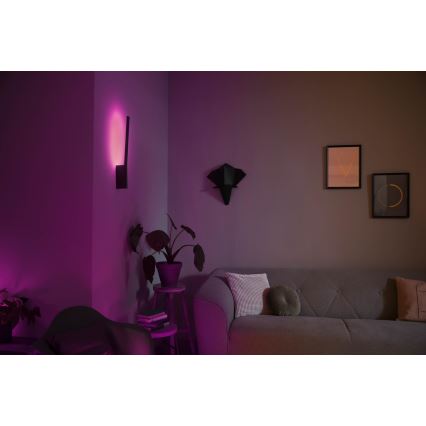 Philips - LED RGBW Ljusreglerad vägglampa Hue LIANE White And Color Ambiance 1xLED/12W/230V