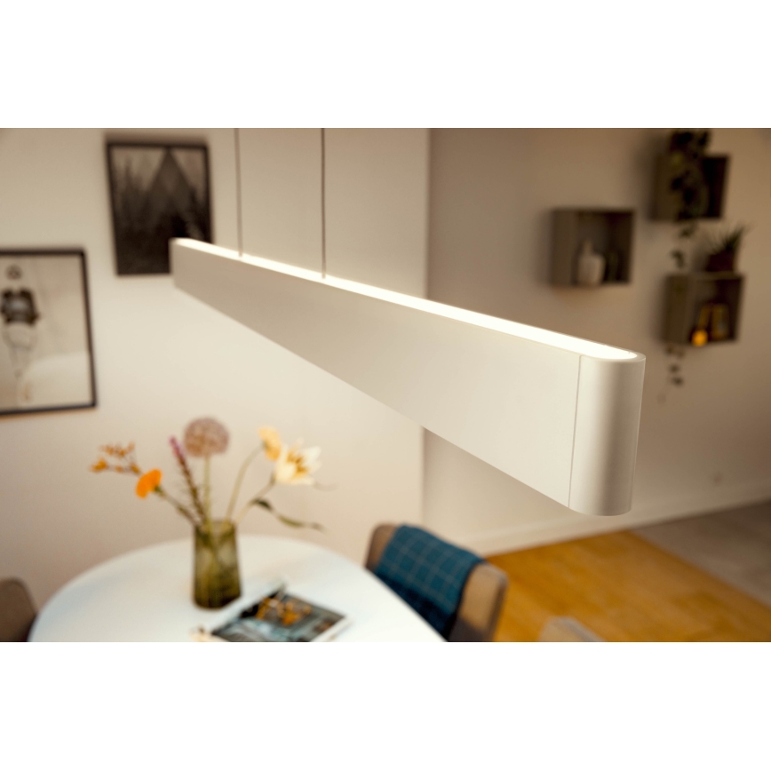 Philips - LED RGBW Ljusreglerad ljuskrona på textilsladd Hue ENSIS White And Color Ambiance 2xLED/39W/230V