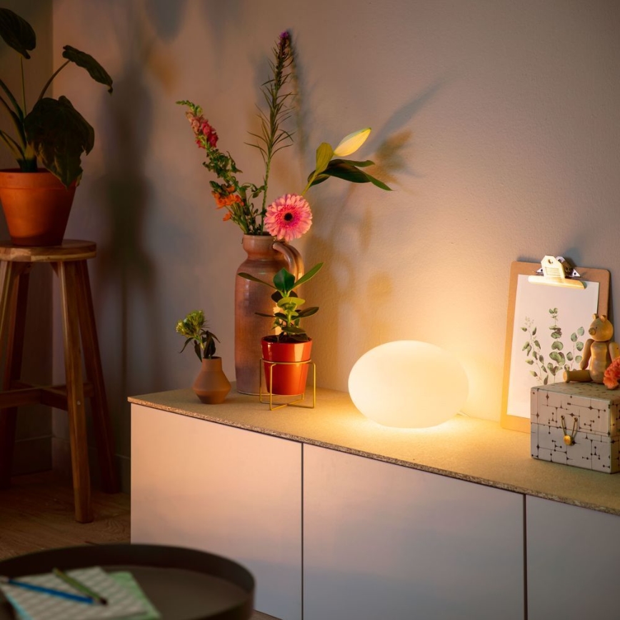 Philips 40904/31/P9 – LED RGB Bordslampa Hue FLOURISH WACA 1×E27/9.5W/230V