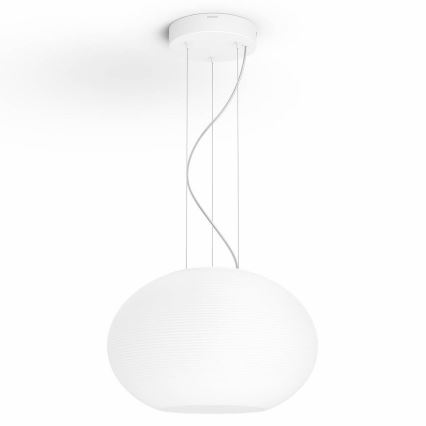 Philips - LED RGBW Ljusreglerad ljuskrona på textilsladd Hue FLOURISH LED/39W/230V