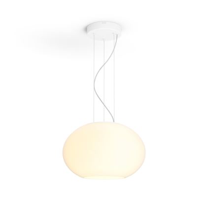 Philips - LED RGBW Ljusreglerad ljuskrona på textilsladd Hue FLOURISH LED/39W/230V