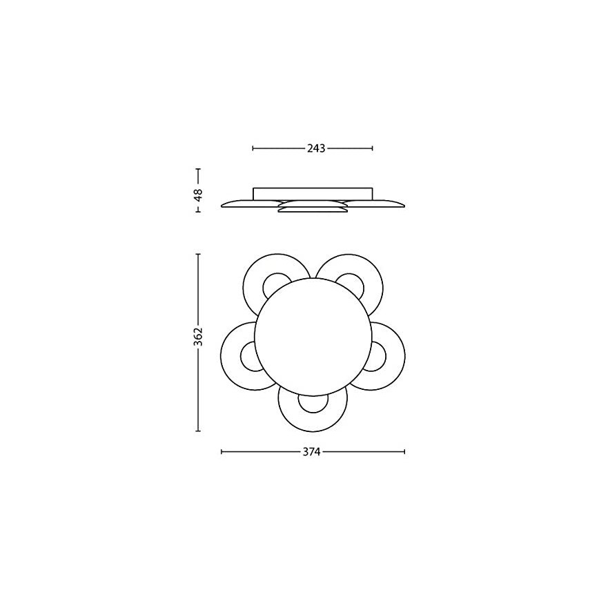 Philips 40970/48/16 - LED Dimbar Takbelysning VAGA LED/15W/230V