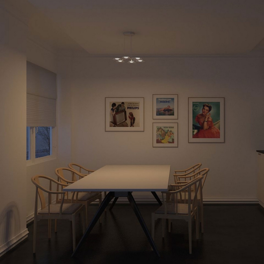 Philips 40972/48/16 - LED Ljuskrona MYLIVING VAGA 6xLED/2,5W/230V