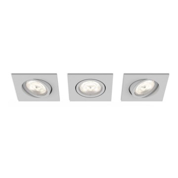 Philips 50123/87/P0 - PAKET 3x Dimbara LED-lampor CASEMENT LED/4,5W/230V