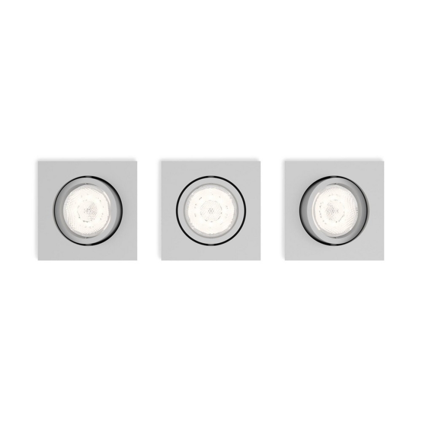 Philips 50123/87/P0 - PAKET 3x Dimbara LED-lampor CASEMENT LED/4,5W/230V