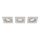 Philips 50193/87/PN - SET 3x Infälld Belysning ENNEPER 1xGU10/5,5W/230V