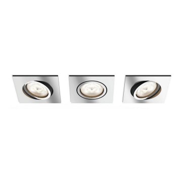 Philips  50393/11/P0 - SET 3xLED Dimbar belysning SHELLBARK LED/4,5W/230V