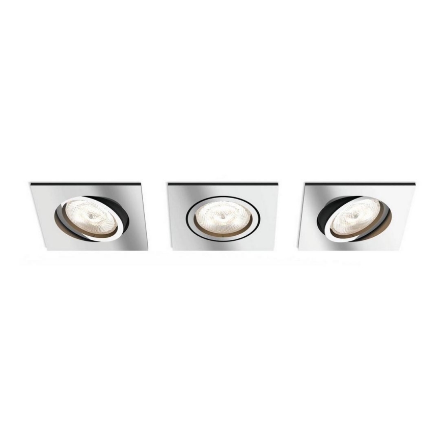 Philips  50393/11/P0 - SET 3xLED Dimbar belysning SHELLBARK LED/4,5W/230V