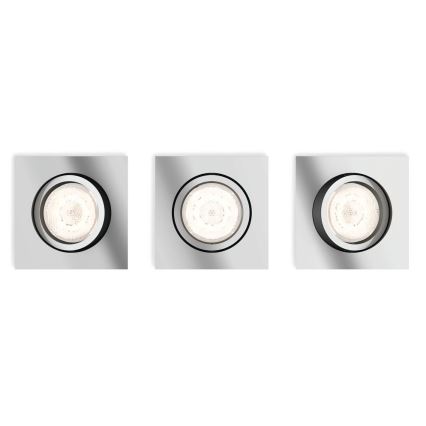 Philips  50393/11/P0 - SET 3xLED Dimbar belysning SHELLBARK LED/4,5W/230V