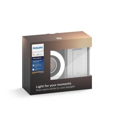 Philips - LED Dimbar Hue MILLISKIN-armatur 1xGU10/5,5W/230V + fjärrkontroll