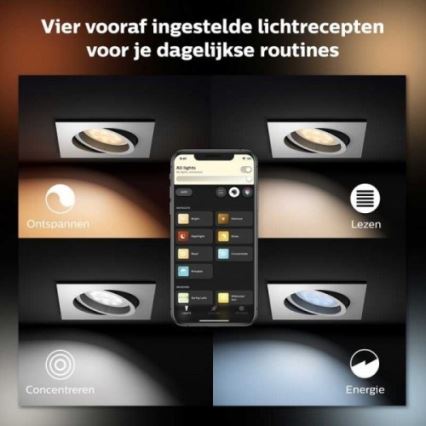 Philips 50421/31/P9 - LED Dimbar belysning Hue MILLISKIN 1xGU10/5,5W/230V