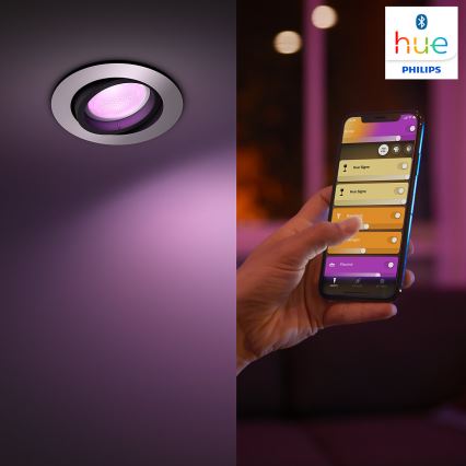 Philips - LED RGBW Ljusreglerad upphängd taklampa Hue CENTURA 1xGU10/5,7W/230V