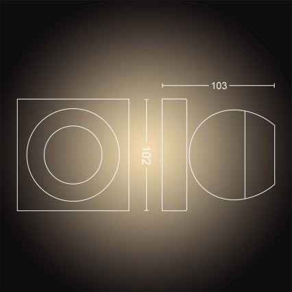 Philips 50471/31/P9 - LED Dimbar spotlight Hue BUCKRAM 1xGU10/5W/230V