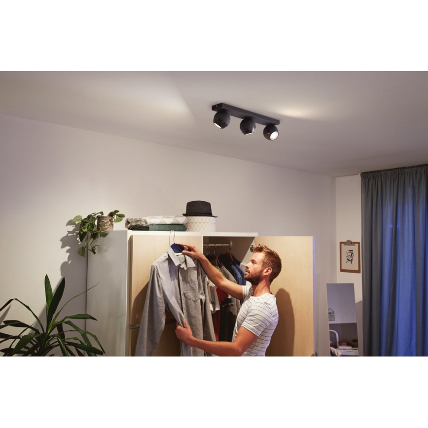 Philips 50473/30/P6 - LED Dimbar spotlight Hue BUCKRAM 3xGU10/5W/230V