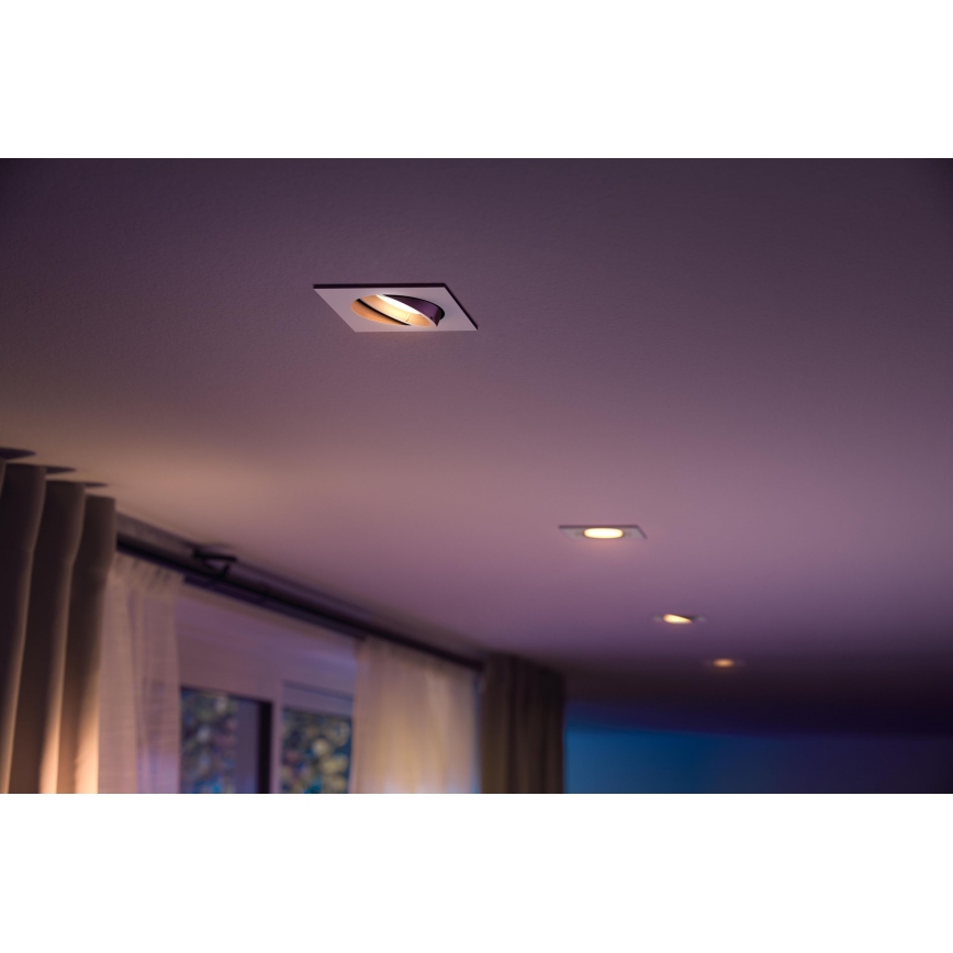 Philips - LED RGB Ljusreglerad upphängd taklampa Hue CENTURA 1xGU10/5,7W/230V